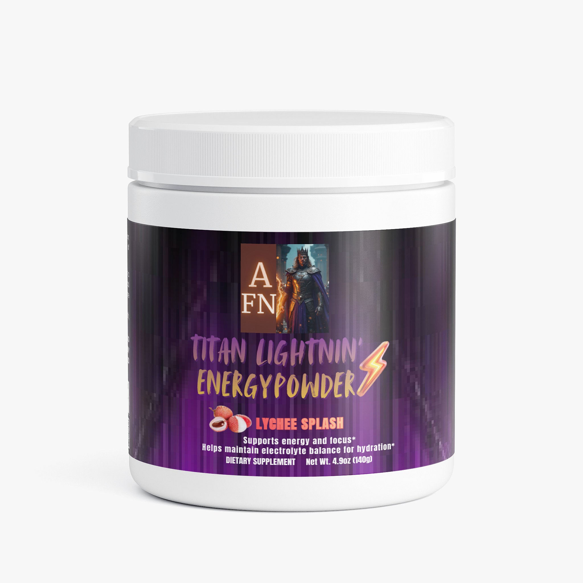 Titan Lightnin' Energy Powder (Lychee Splash Energy)