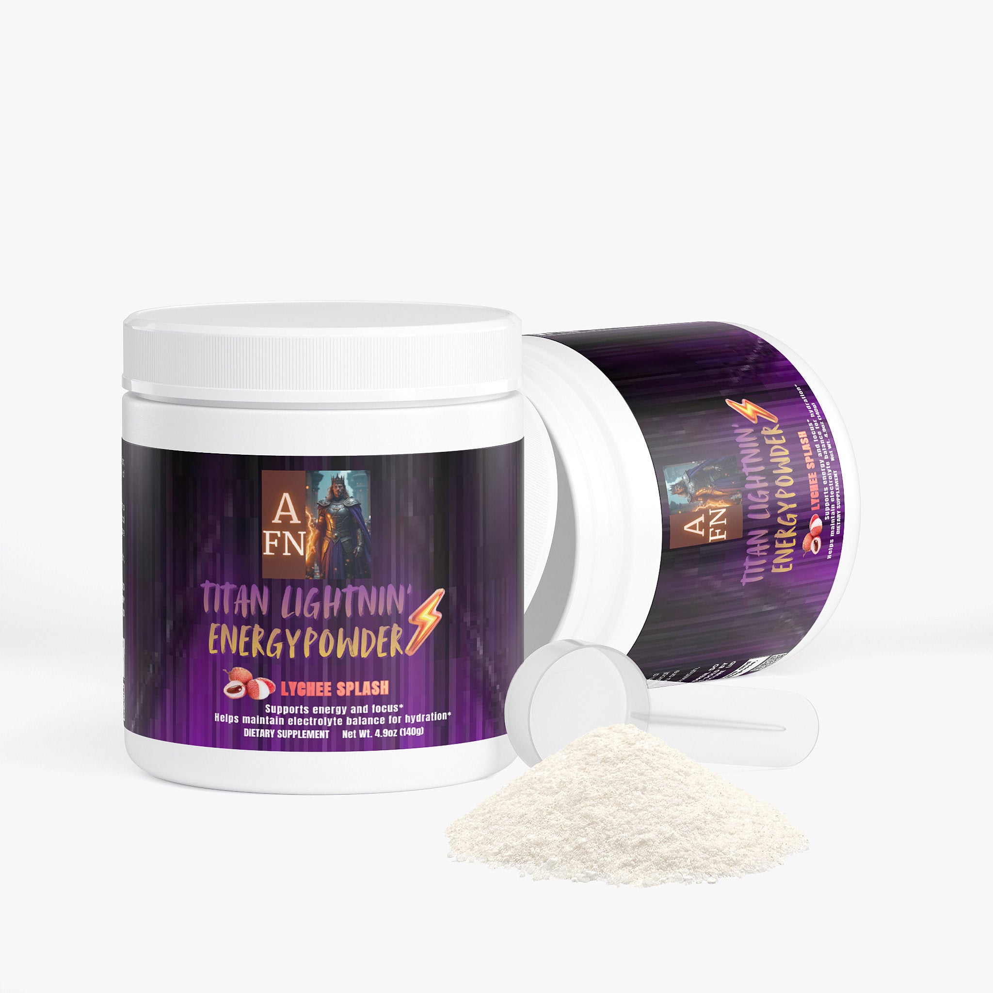 Titan Lightnin' Energy Powder (Lychee Splash Energy)