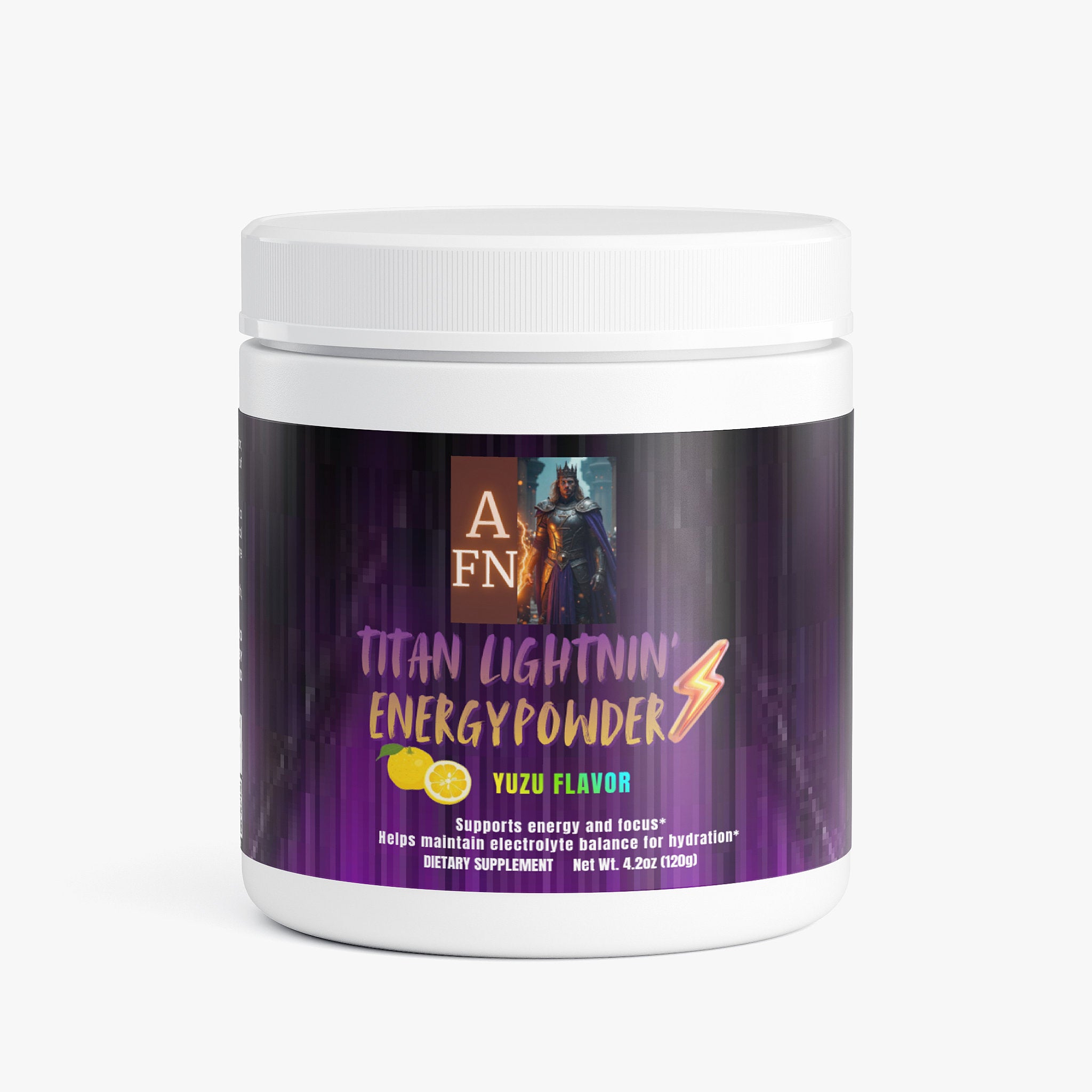 Titan Lightnin' Energy Powder (Yuzu Flavor)