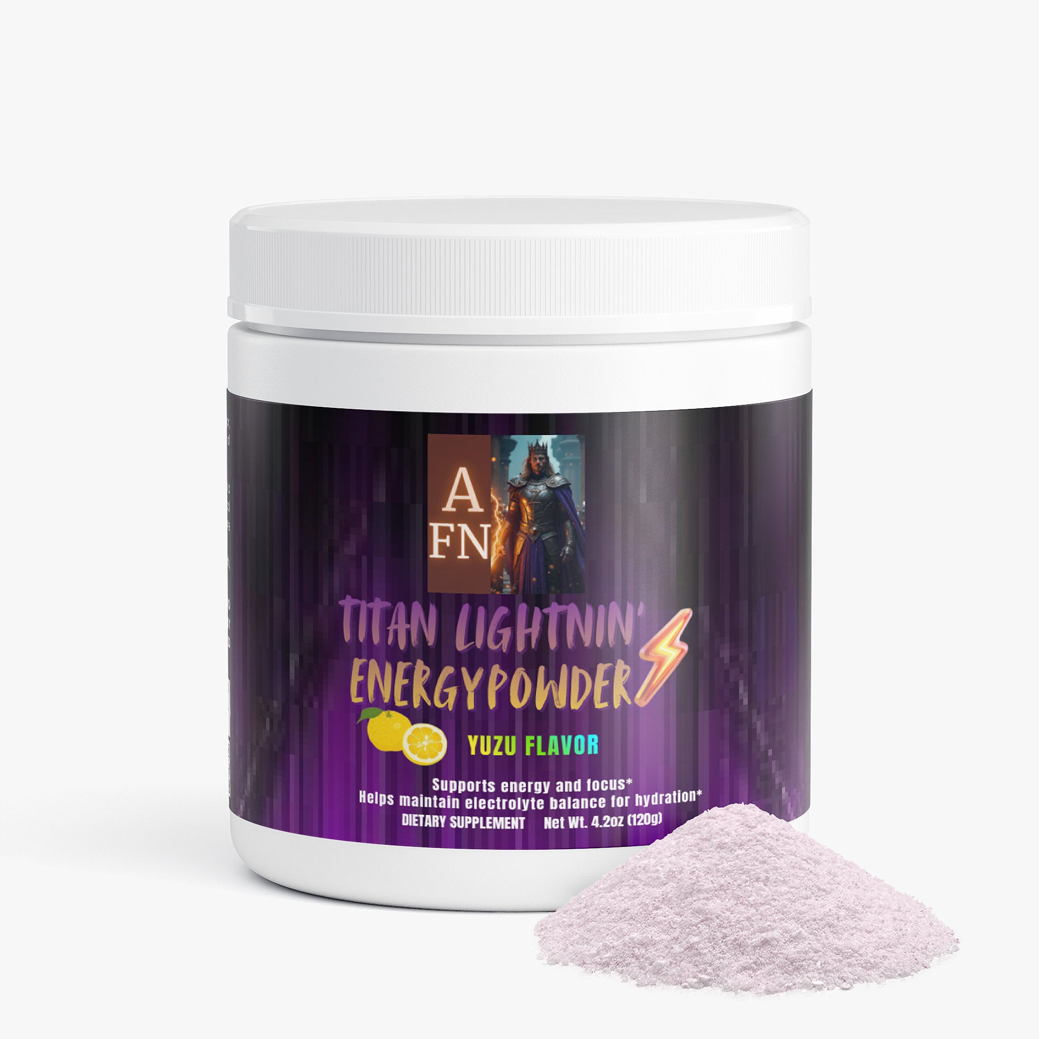 Titan Lightnin' Energy Powder (Yuzu Flavor)