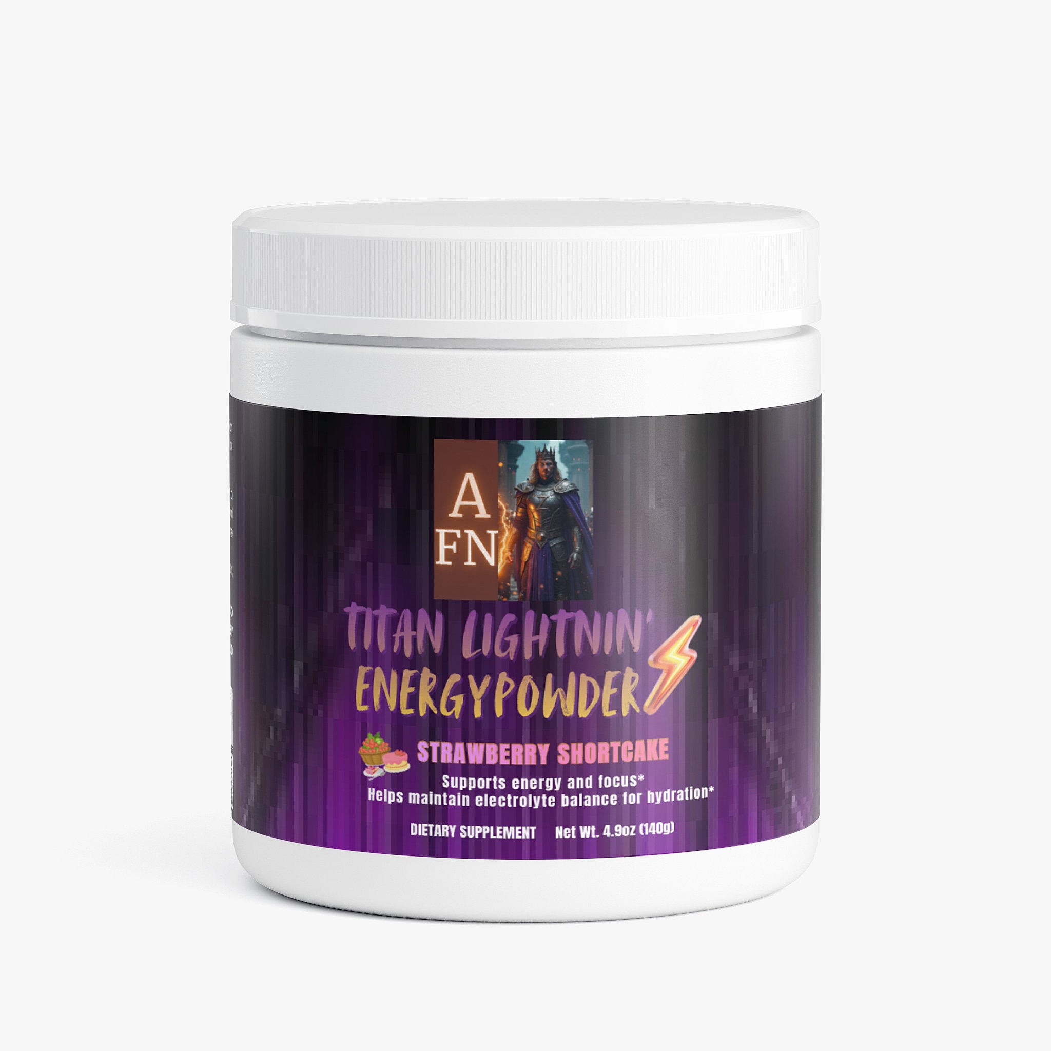 Titan Lightnin' Energy Powder (Strawberry Shortcake)