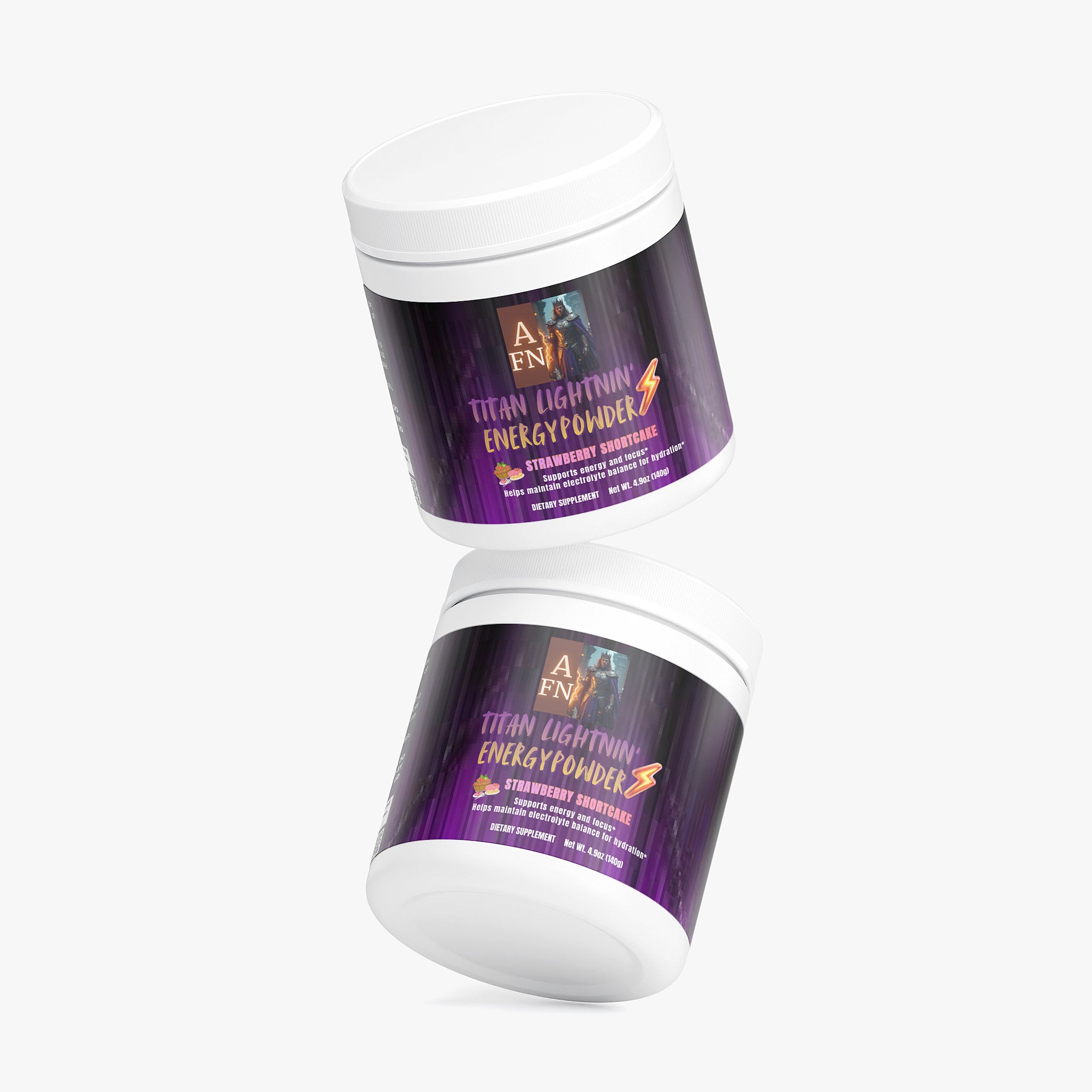 Titan Lightnin' Energy Powder (Strawberry Shortcake)
