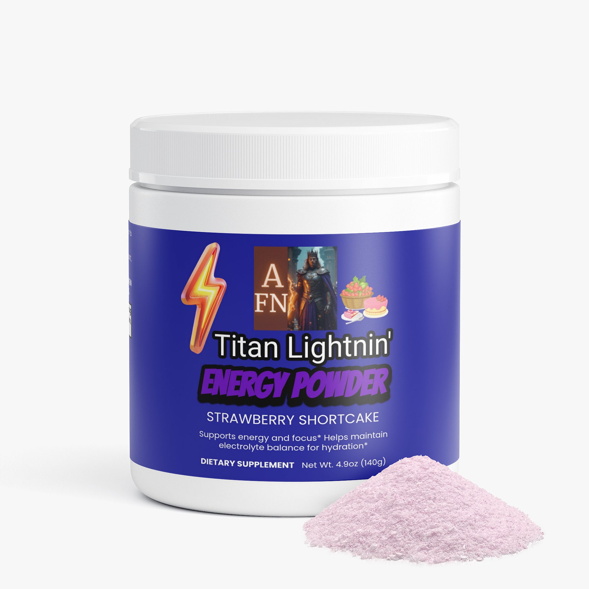 Energy Powder (Strawberry Shortcake)