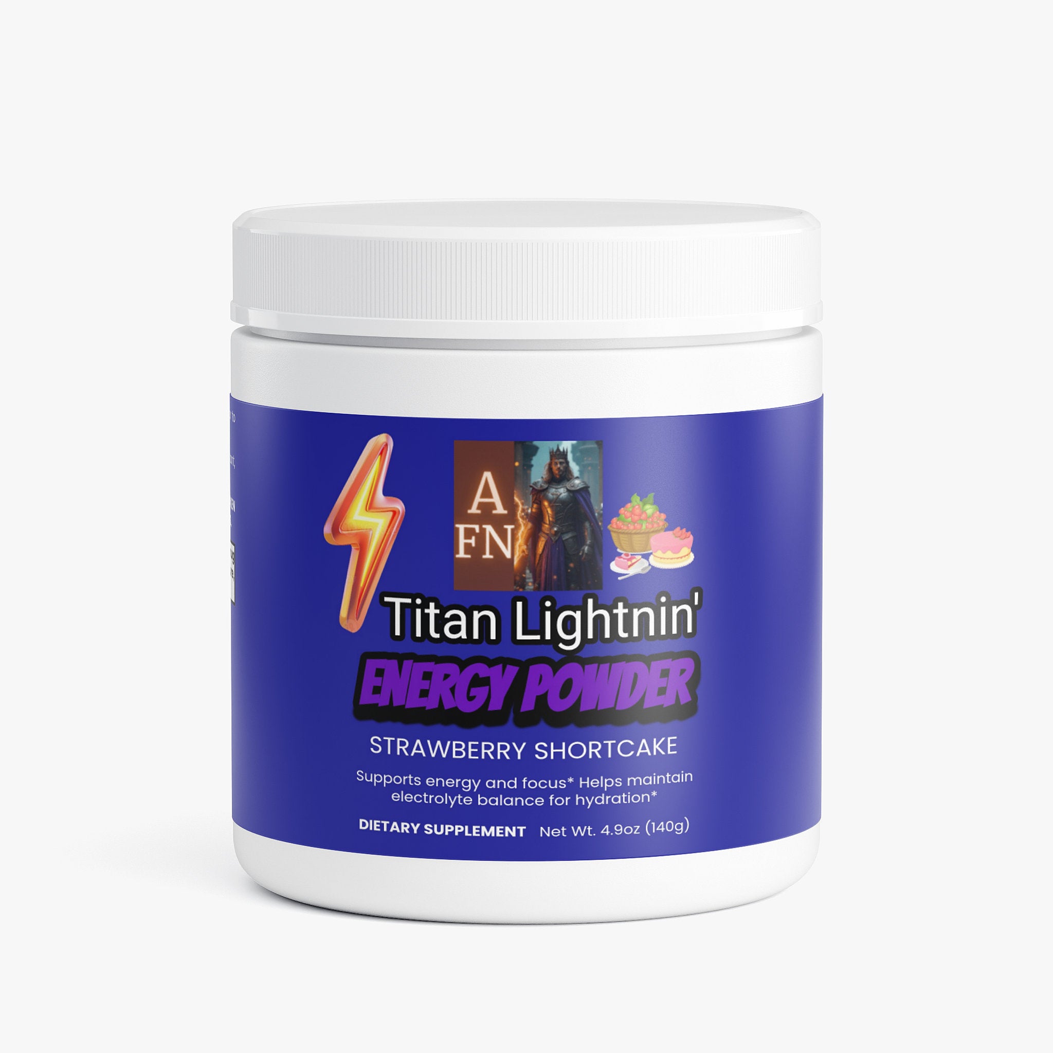Energy Powder (Strawberry Shortcake)