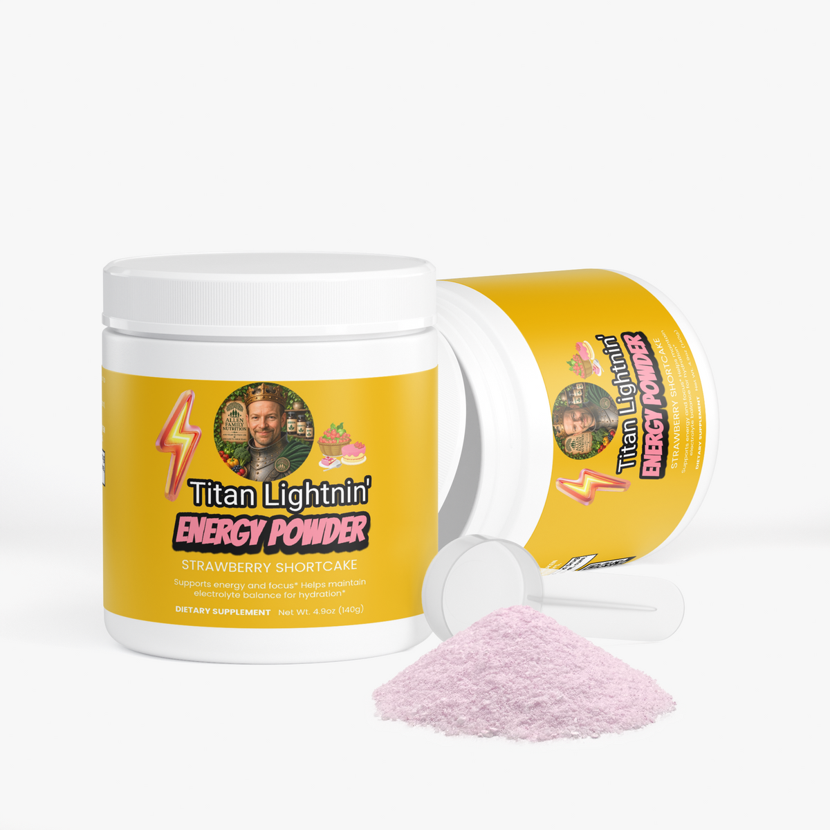 Energy Powder (Strawberry Shortcake)