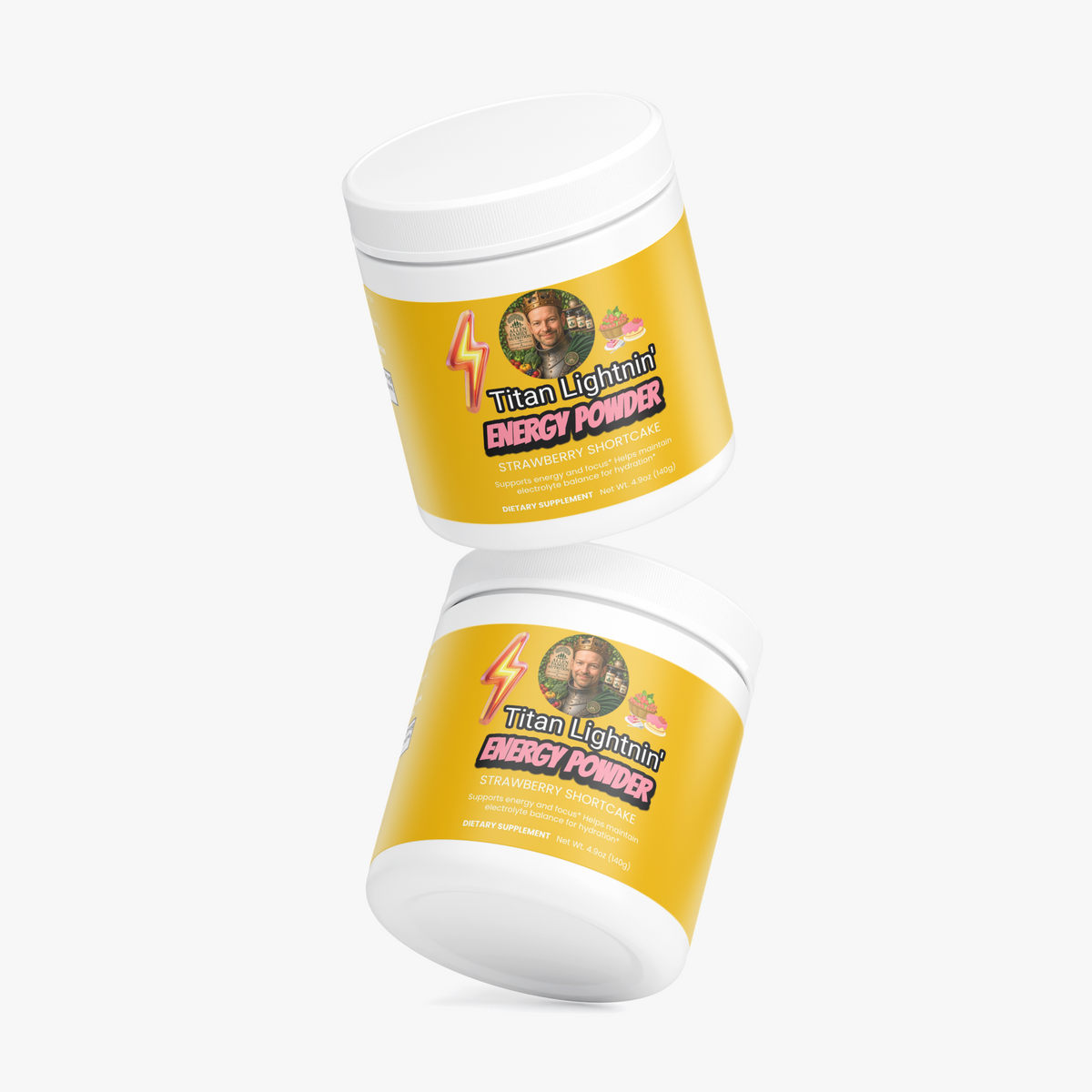 Energy Powder (Strawberry Shortcake)